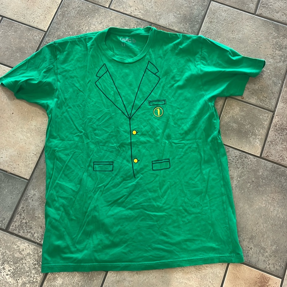 Usag men’s masters champs green T-shirt. XL.